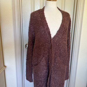 Altar’d State Mauve Popcorn Cardigan